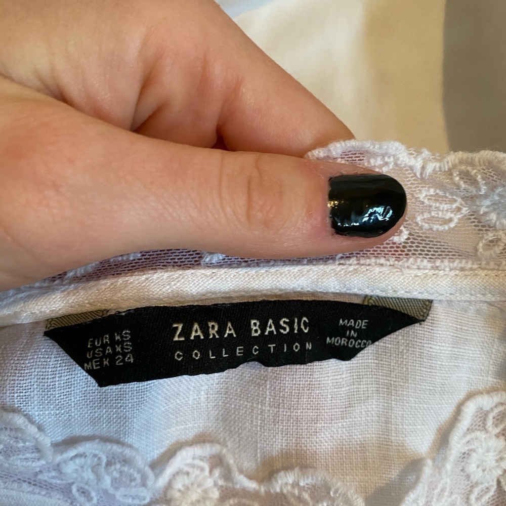 Zara Basic White Blouse - image 3